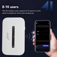 thumbnail image 3 of Mobile 4G Router, Supports 8-10 Connected Devices High Speed Mobile Hotspot Router  for Smart Home Devices Asian Version FDD: 1.3.5.8 TDD: 38.39.40.41,Eurasian Version FDD:, 3 of 7