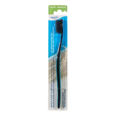 Equate Charcoal Infused, Soft Bristles, Manual Toothbrush