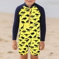 thumbnail image 2 of Tween Boys Swimsuit Cartoon Bathing Suit Boy Boy Rash Guard Swimming Suit 11-12 Years, 2 of 4