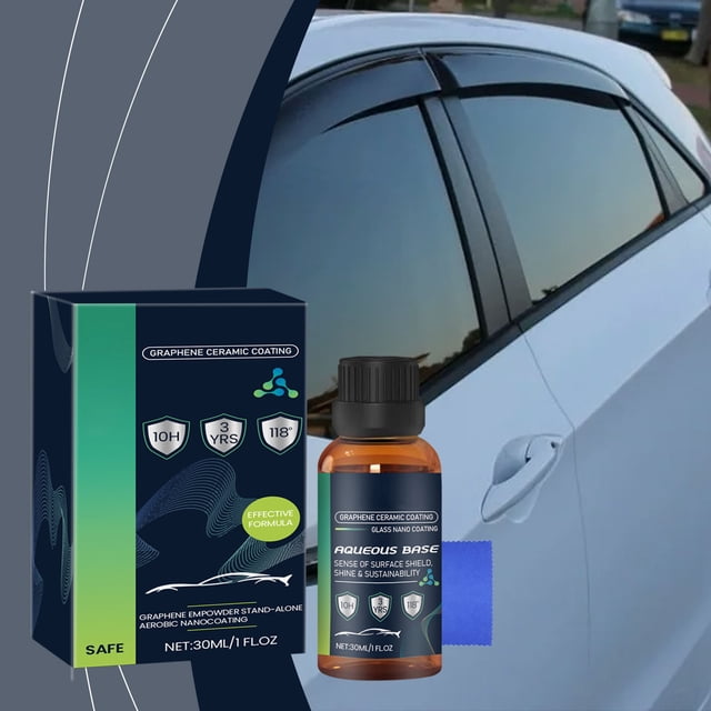 Matoen Automotive Ceramic Coating Does Not Scratch Enhance Gloss Decontamination Bright As New Car Paint Maintenance Coating 30ml