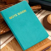 Fwttom Paper Notebook, A7 Pocket Notebook Compact Portable Notebook Thick Leather Journal Small Mini Concise Notebook
