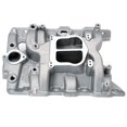 thumbnail image 1 of Edelbrock Intake Manifold 2156 Performer; Idle-5500 RPM Range; Dual-Plane; 4-Barrel Carburetor; Aluminum; Natural; Non-EGR, 1 of 2