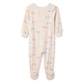 thumbnail image 2 of George Baby Boys' Two-Way Zip Printed Sleeper, 2 of 2