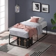 thumbnail image 1 of Zinus Joseph 14 inch Black Metal Platform Bed Frame, 1 of 8