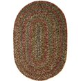 thumbnail image 1 of Rhody Rug Sophia Tapis Tressé Intérieur-Extérieur, 2 Pieds x 4 Pieds, Multicolore, Réversible, Marron, 1 of 4
