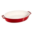 thumbnail image 1 of STAUB Ceramique 2 L Ceramic Oval Oven Dish, Cherry, 1 of 5