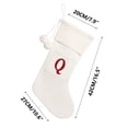 thumbnail image 3 of Knitted Hosiery Wool Hosiery Embroidered Letter Children's Candy Gift Bag Christmas Stocking Gift Bag, 3 of 4