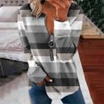 thumbnail image 1 of 2023 Chandail de Mode pour Femmes Rabais de 50 % Liquidation Hauts pour Femmes Automne Manches Longues Chandail Ample Chemise Chic Décontractée Chandails à Rayures à Col Rond pour Dames, 1 of 5