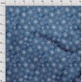 thumbnail image 4 of oneOone Viscose Chiffon Blue Fabric Abstracts Sewing Material Print Fabric By The Yard 42 Inch Wide, 4 of 5