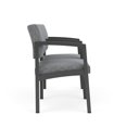 thumbnail image 4 of Lenox Steel Reception Waiting Room 2 Seats Chair / Charcoal Steel / Gray, 4 of 5