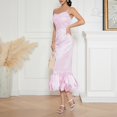 thumbnail image 3 of EIMELI Robe Maxi à Bretelles Spaghetti pour Femme Sans Manches Dos Nu Décolleté Plongeant Ourlet à Volants Longue Robe Sortie Robes Camisole, 3 of 6