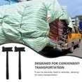 thumbnail image 3 of Mobutofu 2Pcs Black Adjustable Canoe Tie Down Cords Durable Straps for Kayak Securing and Easy Transport, 3 of 8