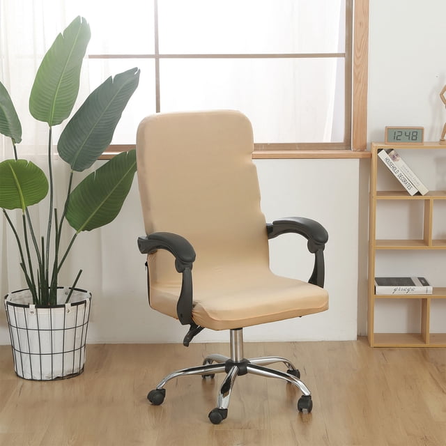 Meitianfacai Solid Color Brushed High Elastic Chair Cover Soft And Comfortable Chair Seat Cover -proof And Dirt- Chair Slipcover Suitable For Dining Chair