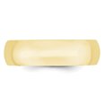thumbnail image 3 of 10K Yellow Gold 6mm Light Weight Comfort Fit Band Size 11, 3 of 4