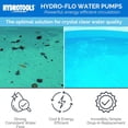 thumbnail image 3 of Swimline HydroTools Hydro Flo 1.5 HP Vertical Discharge Swimming Pool Pump, 3 of 10