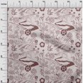 thumbnail image 3 of oneOone Viscose Chiffon Pink Salmon Fabric Asian Japanese Pattern Craft Projects Decor Fabric Printed By The Yard 42 Inch Wide, 3 of 4