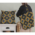 thumbnail image 5 of Soimoi Orange Rayon Fabric Check & Geometric Print Fabric by the Yard 56 Inch Wide, 5 of 5