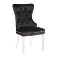 thumbnail image 4 of CHAISE DE SALLE À MANGER À AILES en Noir ENSEMBLE DE 4, 4 of 5