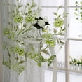 thumbnail image 3 of WIFKLSIIPG Peony Sheer Curtain Tulle Window Treatment Voile Drape Valance 1 Panel Fabric, 3 of 8