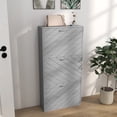 thumbnail image 2 of HOMCOM Armoire Mince de Rangement pour Chaussures avec 3 Tiroirs Basculants pour 12 Paires de Chaussures, 2 of 10