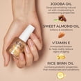thumbnail image 4 of CND SolarOil ™ Cuticle Oil, Natural Blend of Jojoba, Vitamin E, Rice Bran and Sweet Almond Oils, Moisturizes and Conditions Skin, 0.25 fl oz, 4 of 9