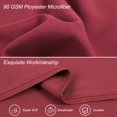 thumbnail image 4 of PiccoCasa Body Pillowcase Soft 1800 Series Microfiber Long Pillow Cover, Queen Wine, 4 of 8