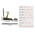 thumbnail image 2 of Car Jack 2.5-4Ton Floor Jacks Heavy-Duty Steel Racing Jack W/ Dual Pistons Quick Lift Pump Tire Change Lifting Repair Tool ,Robust Construction, 2 of 7