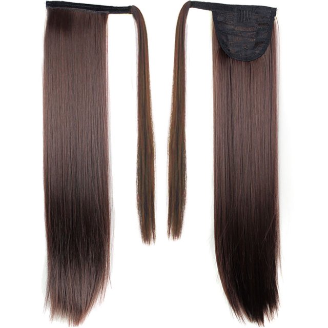 Synthetic Wig Long Straight Protective Ponytail Wig Hair Wig