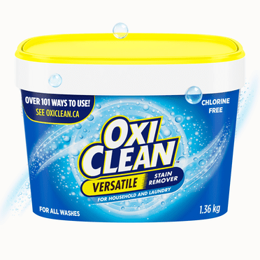 OxiClean Détachant polyvalent en poudre pour la maison et la lessive, sans danger pour les couleurs, sans chlore, 1,36 kg