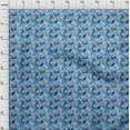 thumbnail image 4 of oneOone Polyester Spandex Light Blue Fabric Abstracts Fabric For Sewing Printed Craft Fabric By The Yard 56 Inch Wide, 4 of 5