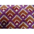 thumbnail image 4 of oneOone Cotton Silk Fabric Argyle Style Ikat Printed Craft Fabric BTY 42 Inch Wide, 4 of 4