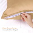 thumbnail image 2 of Unique Bargains Satin Pillowcase Zippered Silky Sateen, 2 of 9