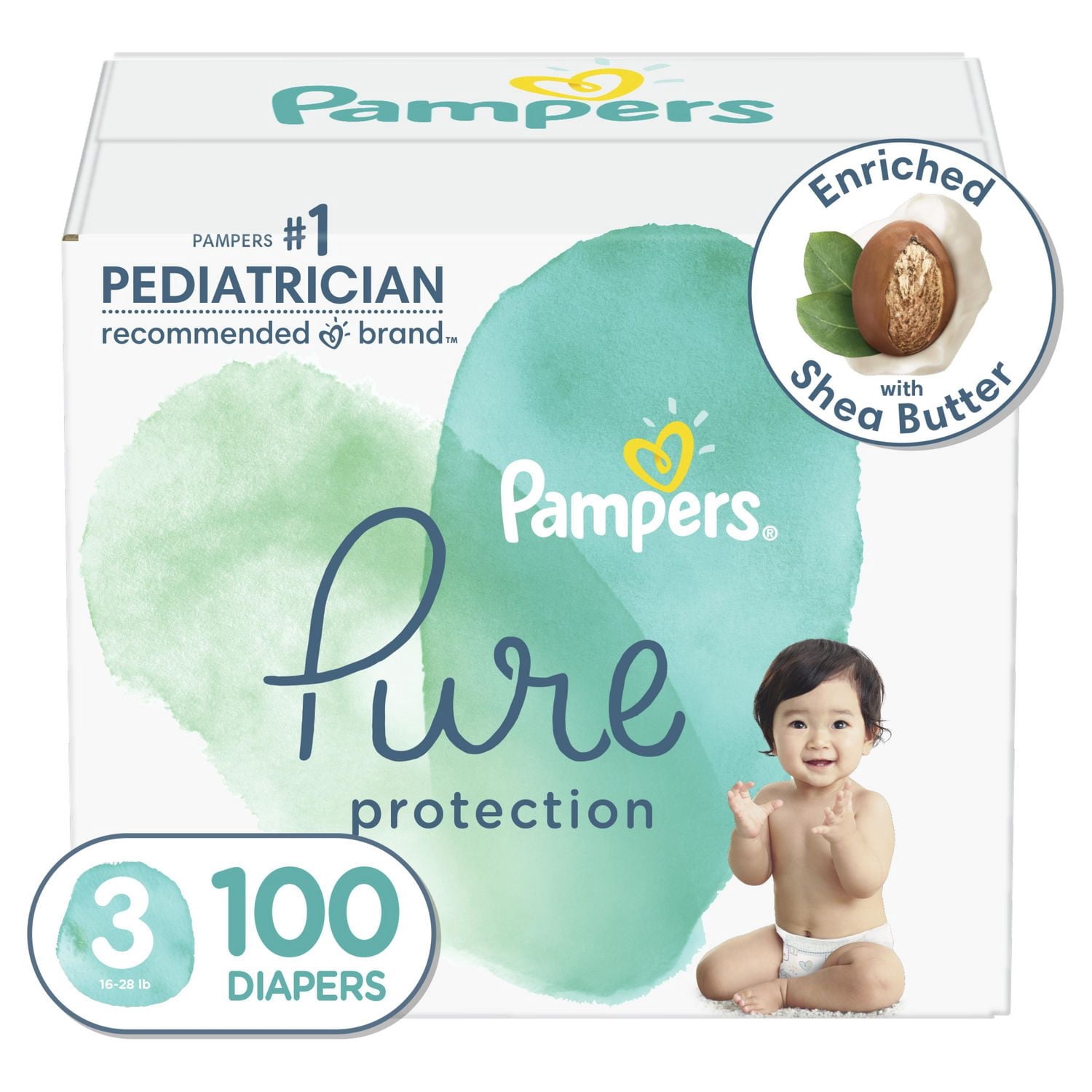 Pampers Pure Protection Diapers, Super Econo Pack