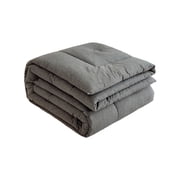 Grey Grey Winter Duvet Insert 78.74X90.55 Inch All Season Microfiber Comforter For Bedding Home