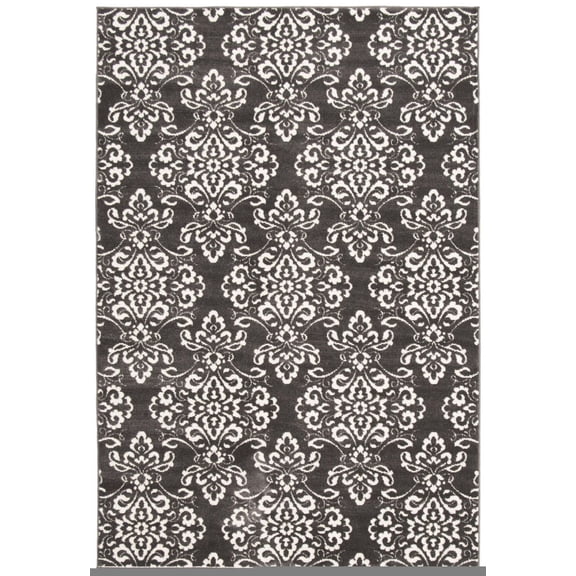 Tapis ECARPET Moderne pour Salle à Manger, Salon, Chambre Patty Gris