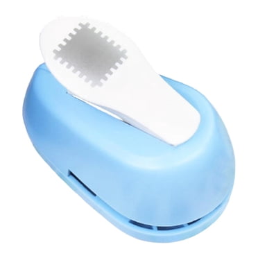 Abbracc Postage Stamp Border Paper Punch Accessory for Scrapbooking 3.2x2x2.1 Inches Blue