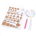 thumbnail image 2 of Paper Quilling Tool Kit Template Board with Slotted Pen Tweezer Bead Needles for DIY Paper Crafts Photo Album Scrapbooks Handcraft Tool, 2 of 5