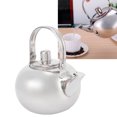 thumbnail image 4 of Teakettle, Teapot Stovetop Teapot Set Stainless Steel Teakettle Tea Kettle, For Home Restaurant Office Kitchen Silver 14cm 1L, 4 of 8