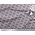 thumbnail image 3 of Soimoi polyester Crepe Fabric Vertical Stripe Print Fabric by Yard 52 Inch Wide, 3 of 5