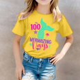 thumbnail image 2 of TZEWGL Chemise Décontractée pour Fille Garçon Mignonne à Imprimé Graphique Col Rond Manches Courtes Vêtements pour Infnants Taille 8-9T, 2 of 4