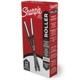 thumbnail image 1 of Sharpie Rollerball Pens, Needle Point (0.5 mm) Precision Pen, Black Ink, 12 Count, 1 of 6