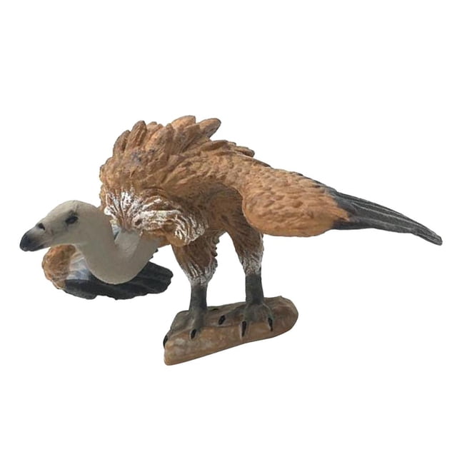 DOLITY Simulation Animals Birds Model Figurine Statue Scupltue Toy - Vulture Bird