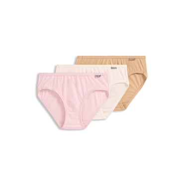 Jockey Culotte Bikini Elance pour Femmes en Coton 100 % - Lot de 3