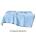 thumbnail image 3 of Polyester Summer Quilt with Lace Trim - 100x70cm Lightweight Washable Air Conditioning Bedspread in Multicolor, 3 of 6