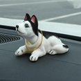 thumbnail image 1 of Cute Bobble Head Dogs Figurine Model Simulation Shaking Head Dog Nodding Dog for Husky, 1 of 8