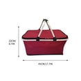 thumbnail image 2 of Dvkptbk Storage Folding Cooler Box Picnic Bag Portable Heat Preservation Food Storage Bag Home Essentials, 2 of 2