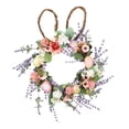 thumbnail image 2 of EGNMCR Warm LED Easter Bunny Garland, Rattan Circle, Easter Decoration, Luminous Pendant, The Best Decoration Choice For Easter, Gift, 2 of 8