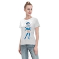 thumbnail image 4 of Women's Basic Short Sleeve T-Shirt Sailor Moon Mizuno Ami, 4 of 6