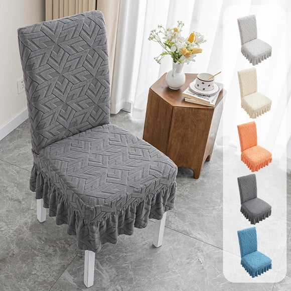 Sentmoon Housses de Chaise pour Chaises de Salle à Manger Housses de Chaise Motifs de Flèches Jupe Extensible Housse de Chaise Housse de Chaise de Salle à Manger pour la Maison Jupe Toutes Saisons Housse de Chaise Housse de Tabouret de Salon