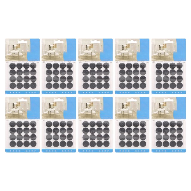 160 Pcs Patins de Meubles Ronds Absorption des Chocs Épaissi Tapis de Pied de Table Chaise Protecteur de Sol pour la Maison